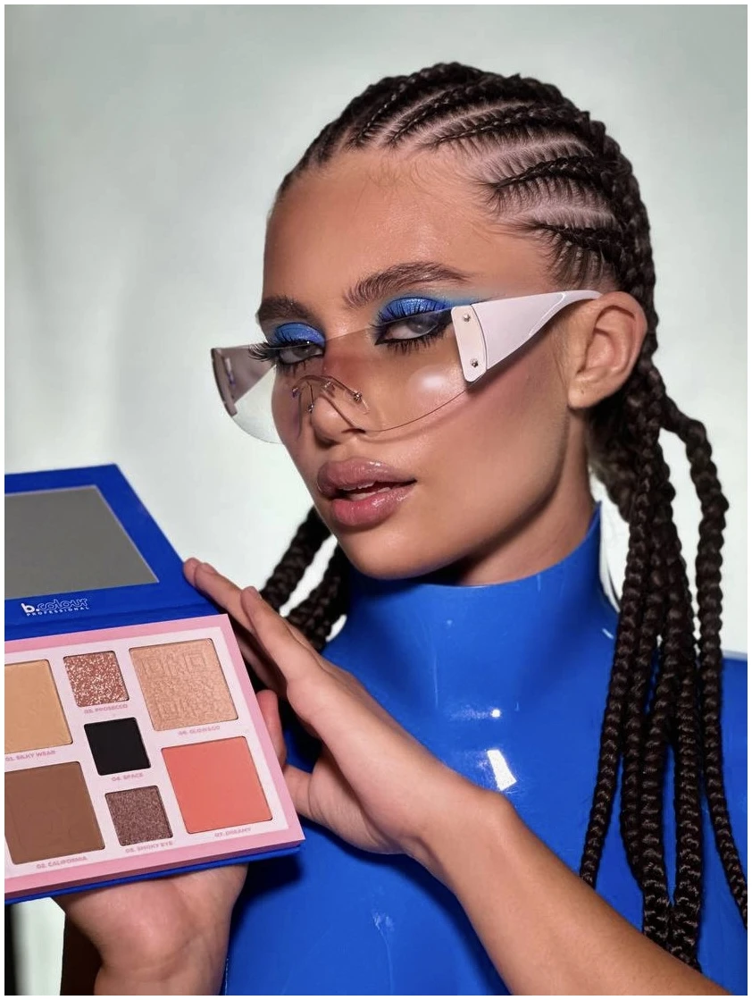 Контурираща палитра за лице и очи Secret weapon, 7DAYS B.COLOUR PROFESSIONAL CAPSULE - Image 3