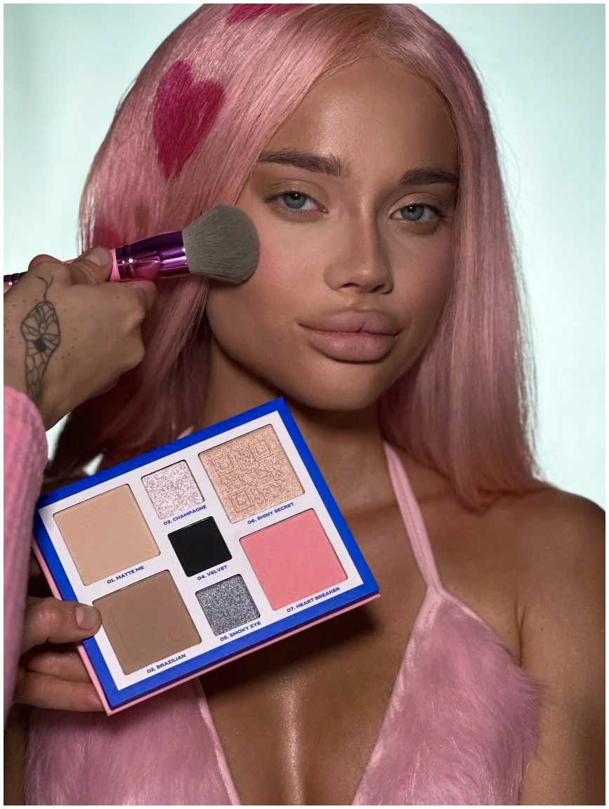 Контурираща палитра за лице и очи Secret weapon, 7DAYS B.COLOUR PROFESSIONAL CAPSULE - Image 5