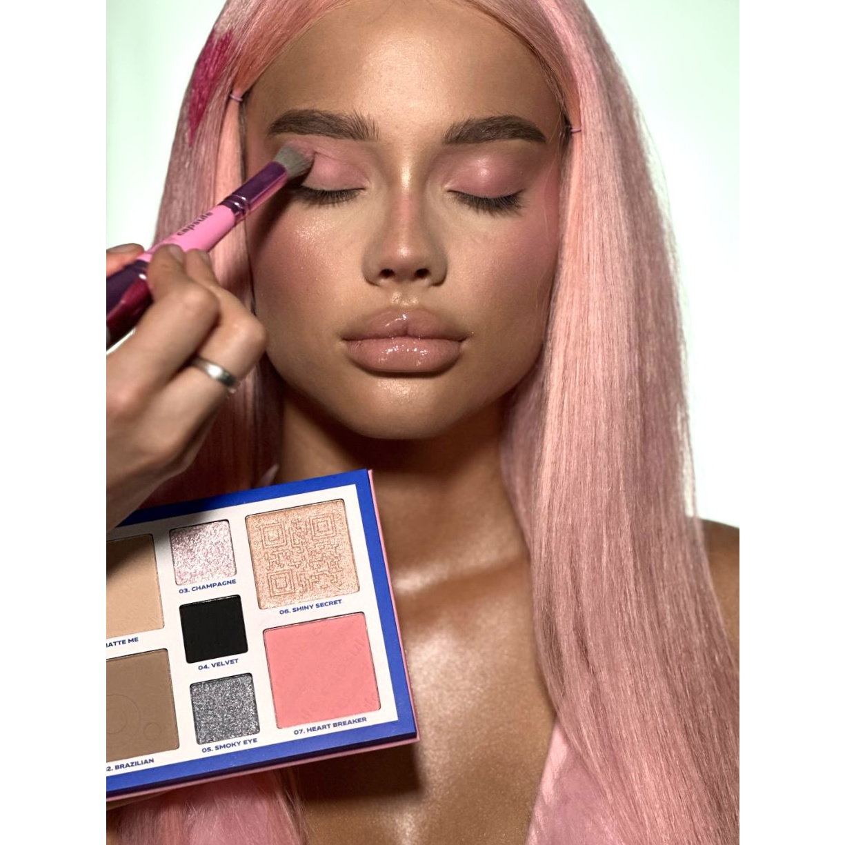 Контурираща палитра за лице и очи Secret weapon, 7DAYS B.COLOUR PROFESSIONAL CAPSULE - Image 6