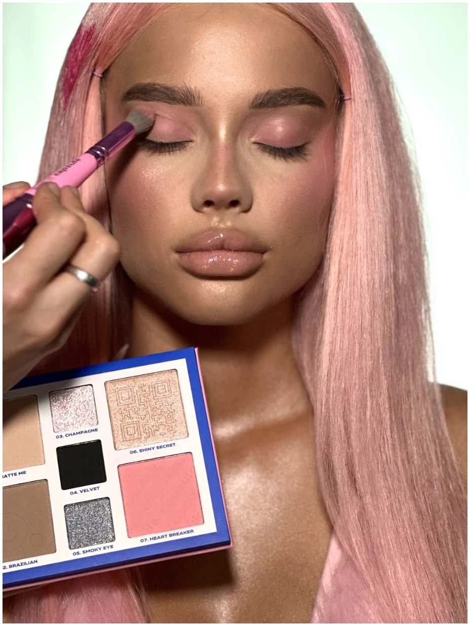 Контурираща палитра за лице и очи Secret weapon, 7DAYS B.COLOUR PROFESSIONAL CAPSULE - Image 6