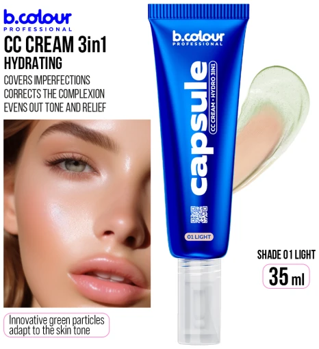 ligh Хидратиращ СС крем 3в1, 35 ml, 7DAYS B.COLOUR PROFESSIONAL CAPSULE - Image 1